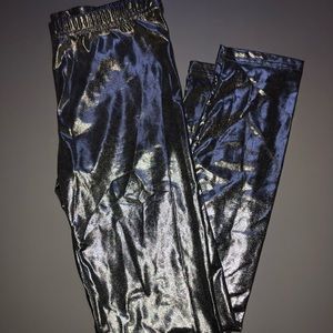 Silver leggings